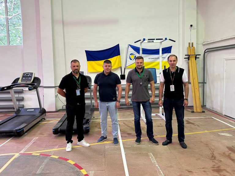 У зоні відчуження відкрили нову спортивну залу для працівників підприємства з поводження з РАВ